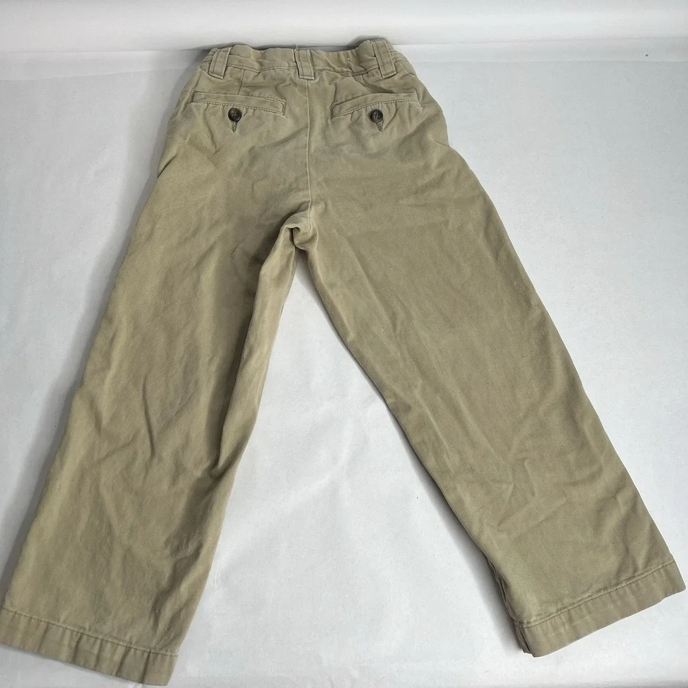 Gap Kids Easy Fit Slim‎ Brown Tan Khaki Pants Boys Girls Size 6 S Dress
